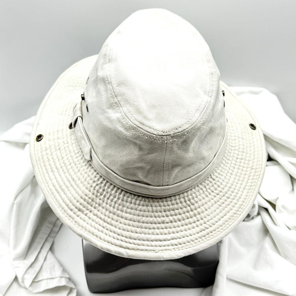 Duluth Trading Co. Men's Woman's Safari Bucket Hat Khaki Size Large Sun Hat Snap - Picture 12 of 13